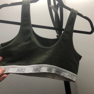 Green Nike Bra
